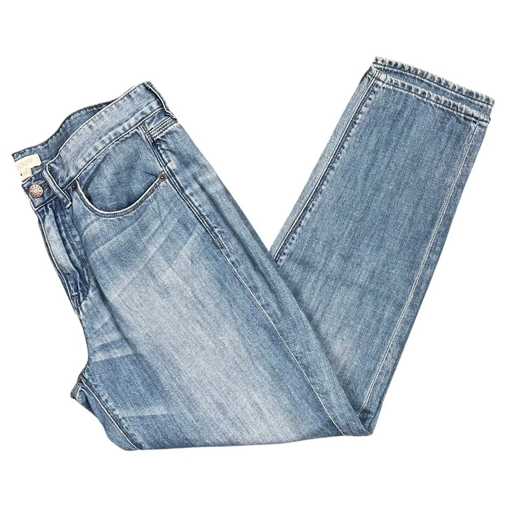 J. Crew Factory Jeans Women’s Size 29 NWT Distressed Light Wash Cropped